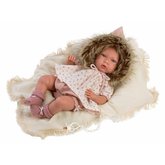 Llorens 74022 NEW BORN - realistick bbika so zvukmi a mkkm ltkovm telom 42 cm